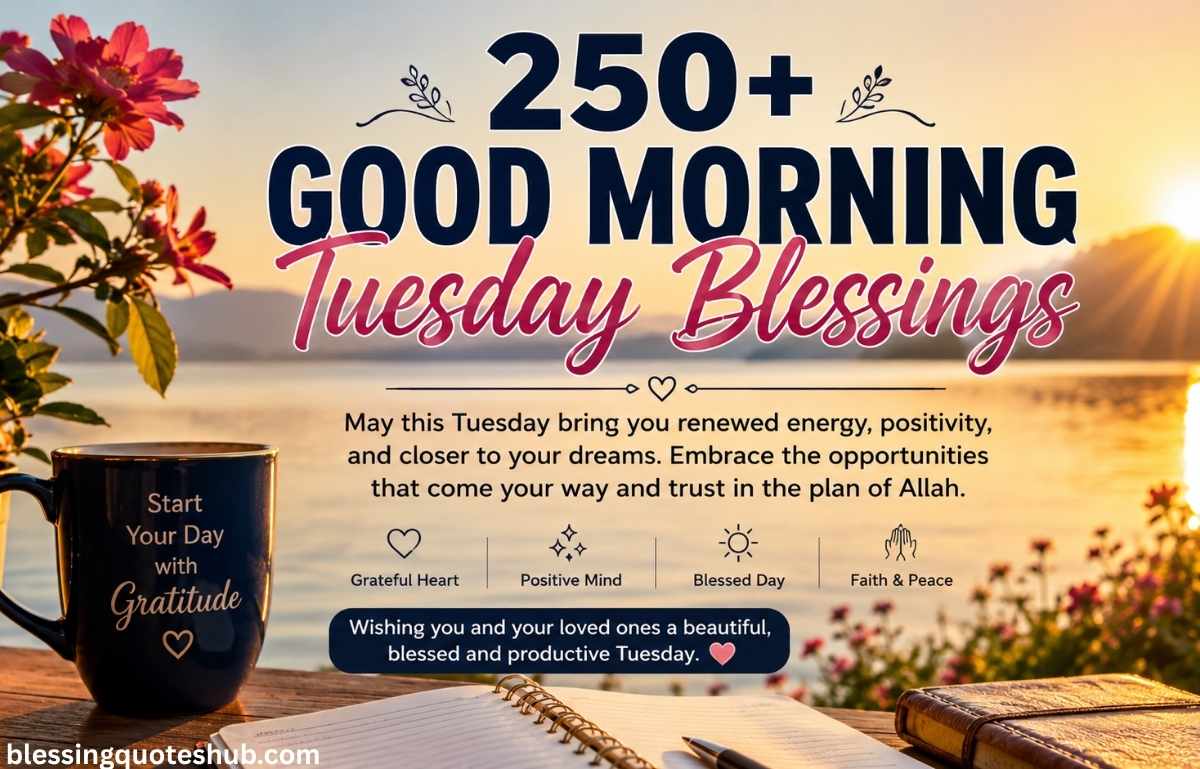 250+ Good Morning Tuesday Blessings Prayers, Quotes for a Blessed Day 2026