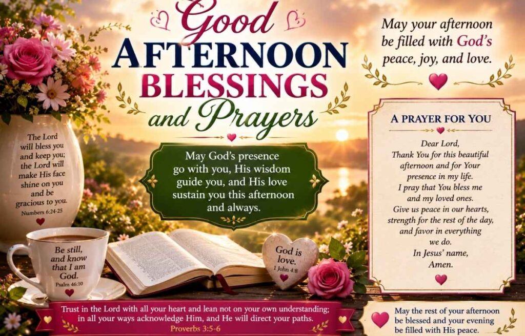 Good Afternoon Blessings and Prayers