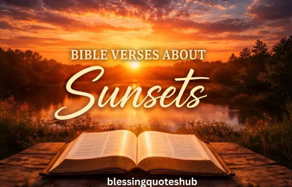 Beautiful Bible Verses About the Sunset