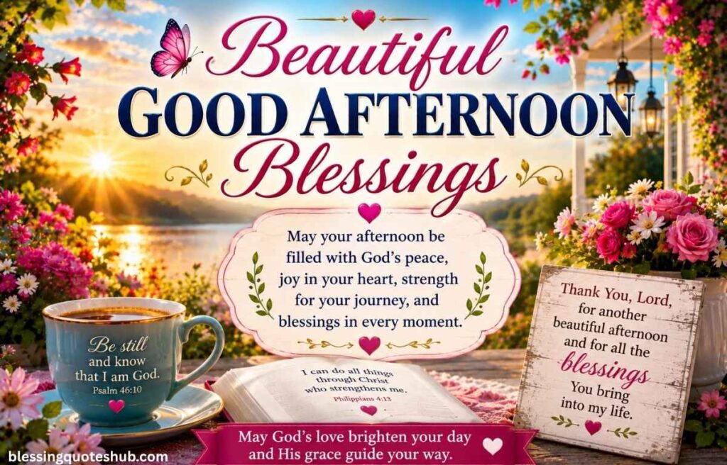 Beautiful Good Afternoon Blessings