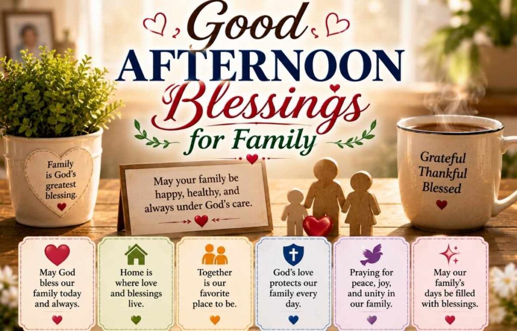 Good Afternoon Blessings for Family