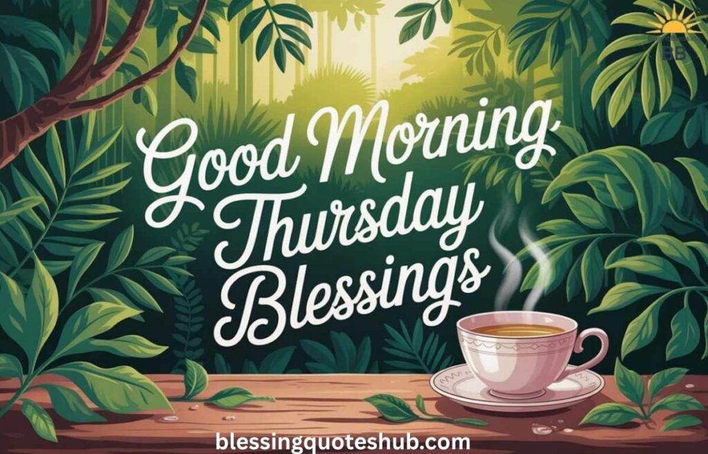 Why Good Morning Thursday Blessings Are So Powerful