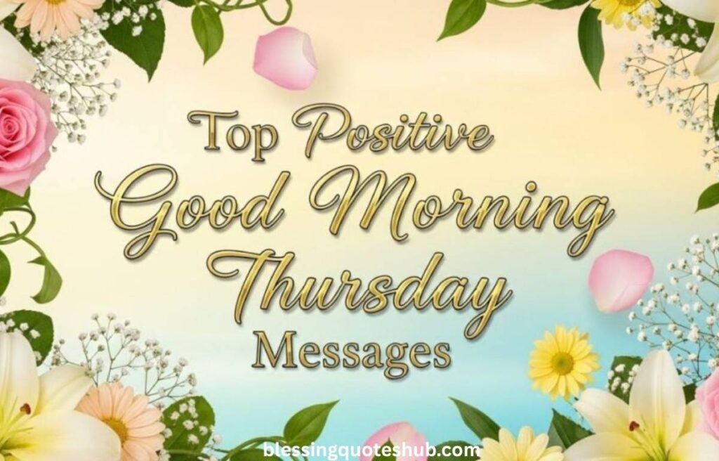 Good Morning Thursday Messages for Social Media Sharing
