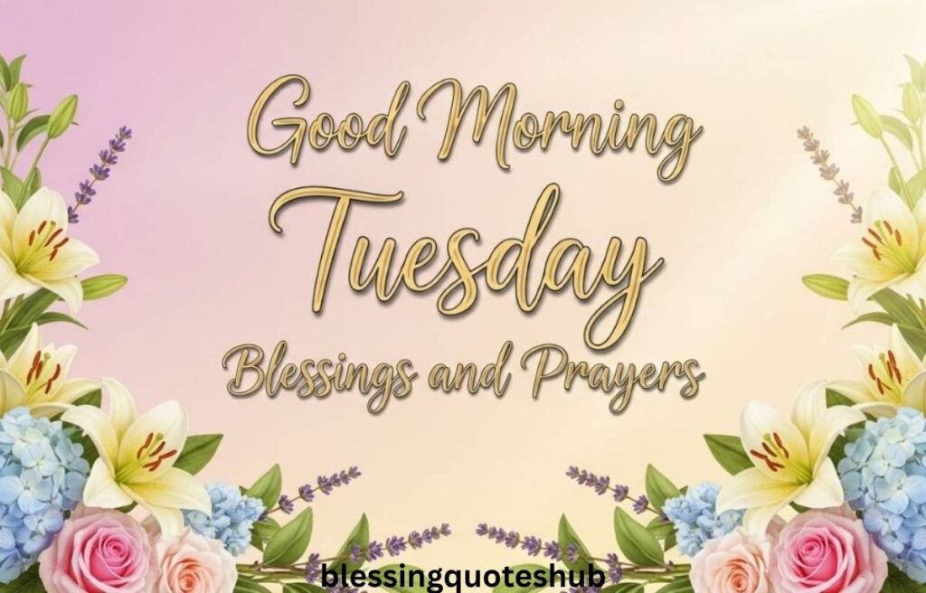 Good Morning Tuesday Blessings and Prayers