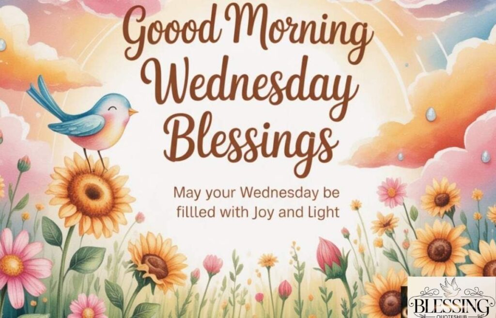 Good Morning Wednesday Blessings for Positivity