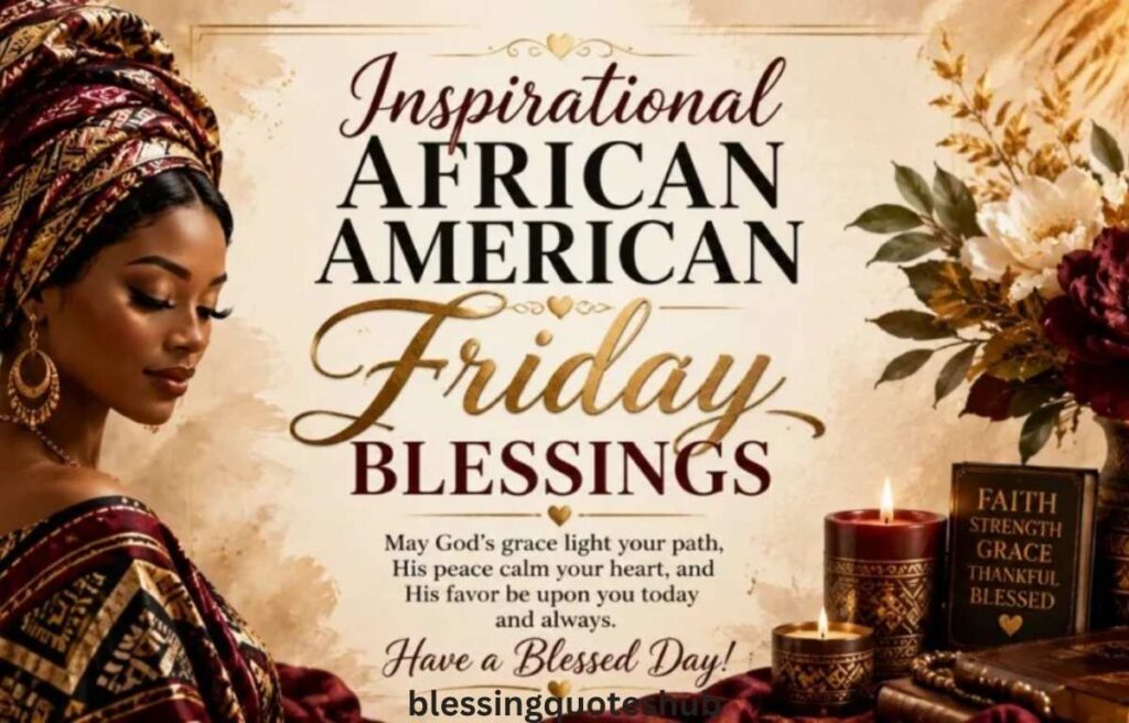 Inspirational African American Friday Blessings 