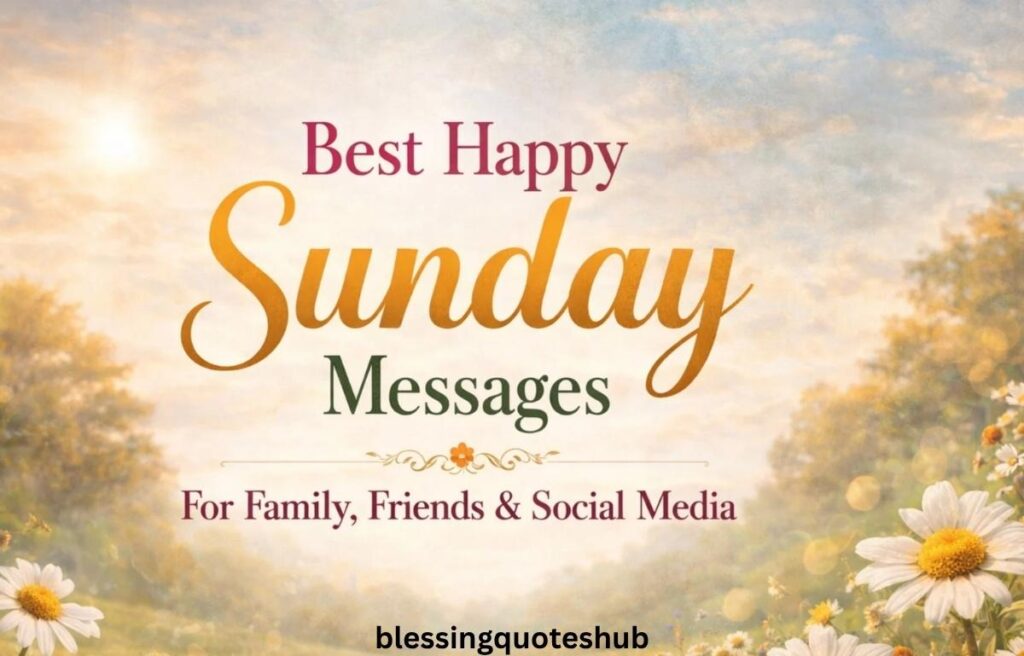 Motivational Sunday Messages