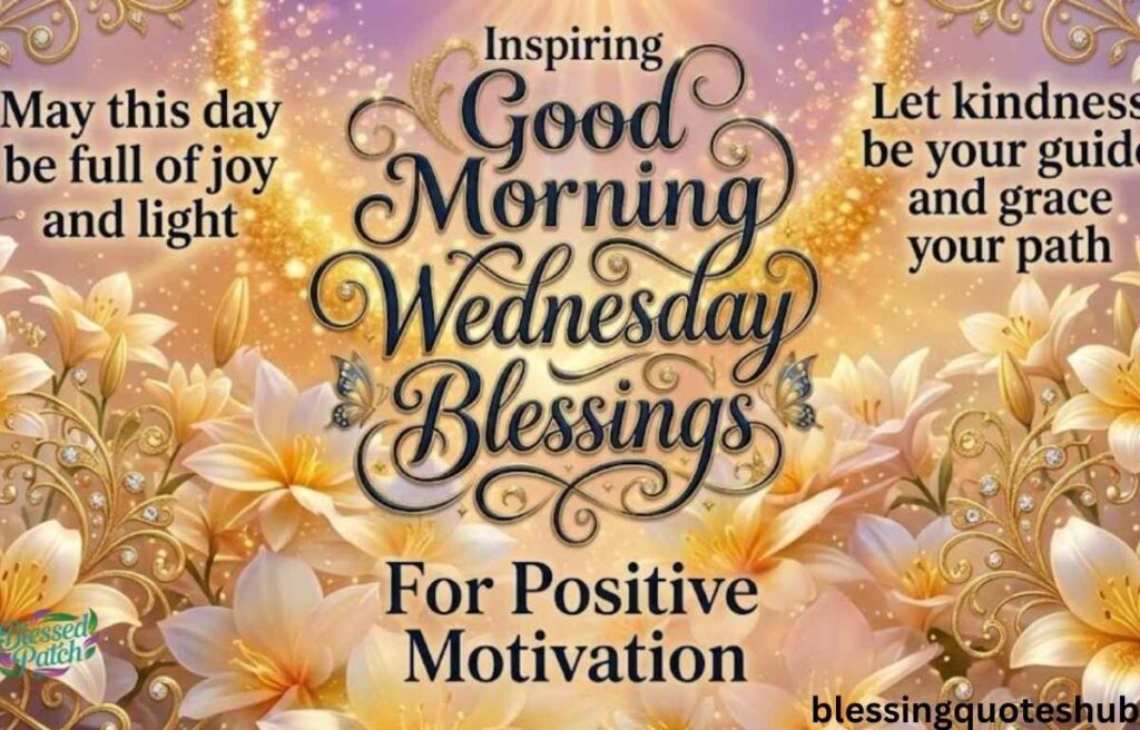 Motivational Wednesday Blessings