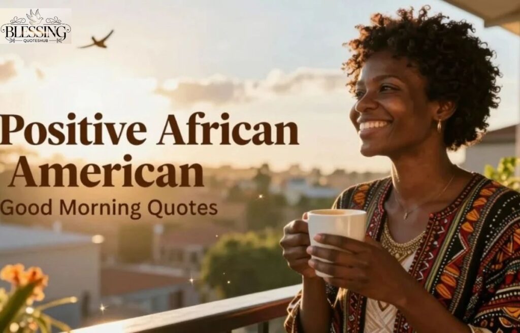Positive African American Good Morning Quotes and Blessings
