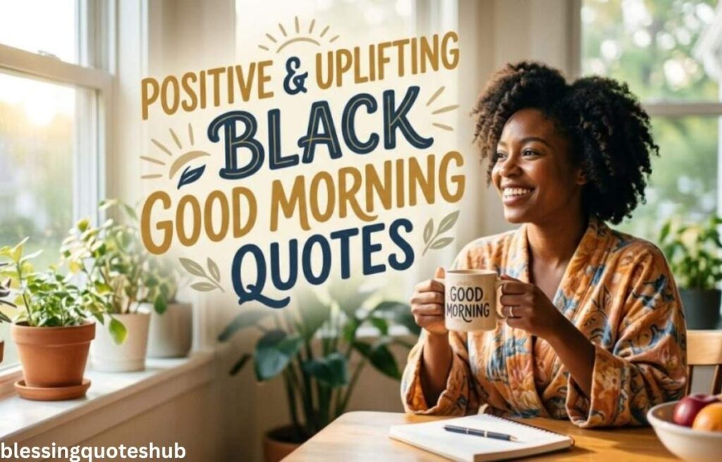 Positive Black Good Morning Quotes