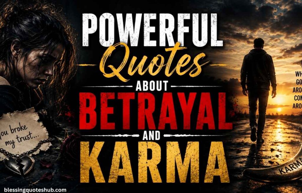 Powerful Quotes About Betrayal and Karma