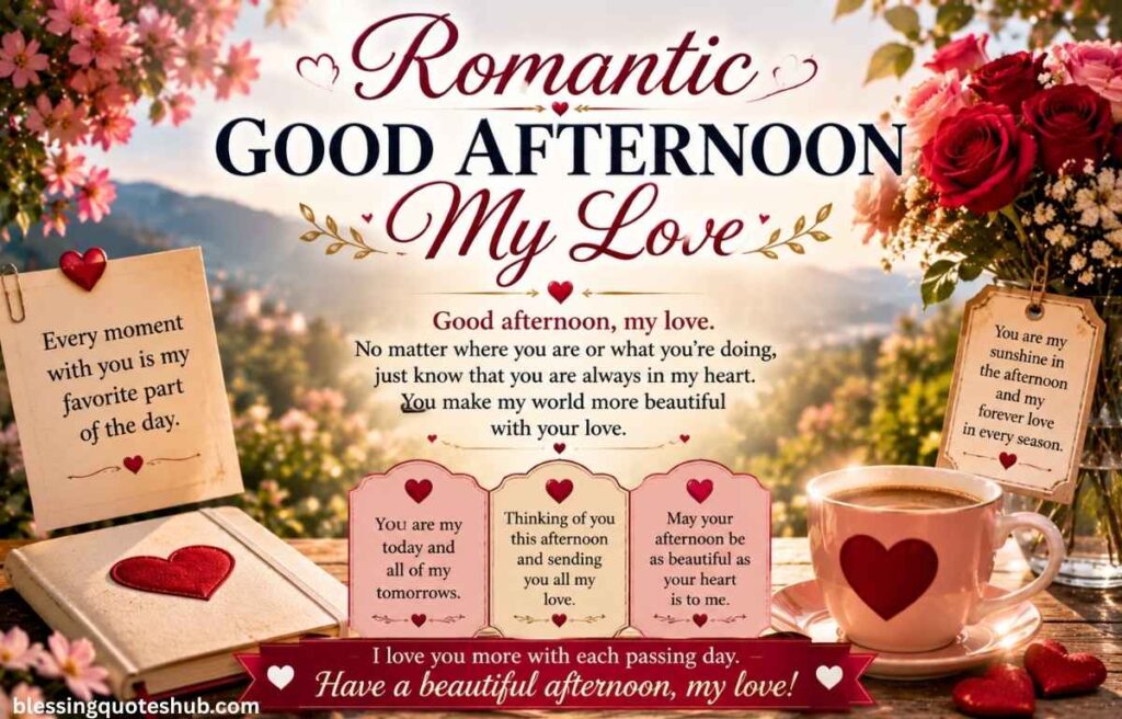 Romantic Good Afternoon Messages