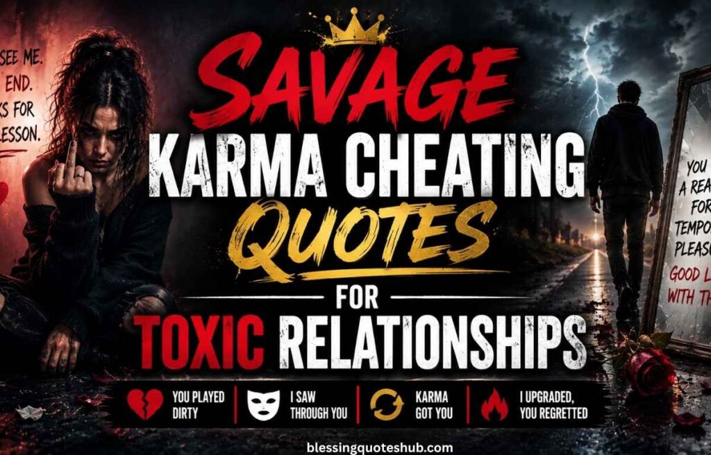 Savage karma cheating Quotes for Toxic Relationships