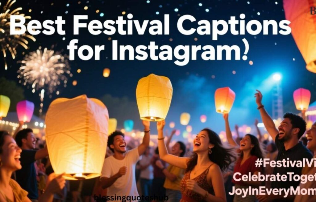 Short Festival Quotes for Captions