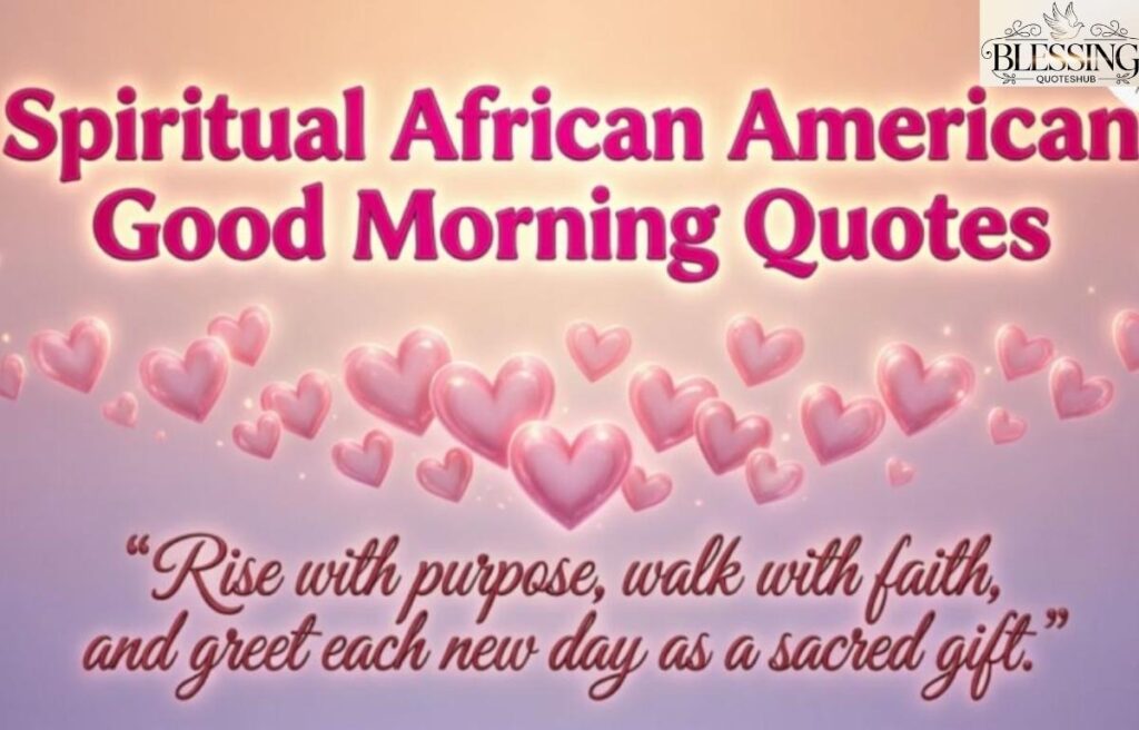 Spiritual African American Good Morning Quotes