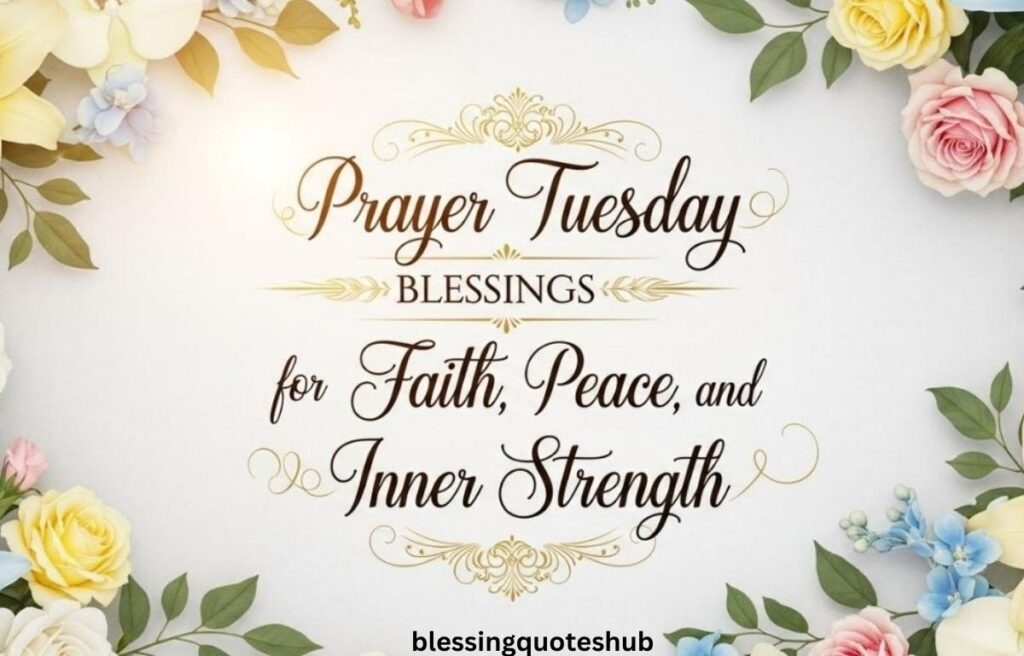 Tuesday Blessings and Prayers for Emotional Peace