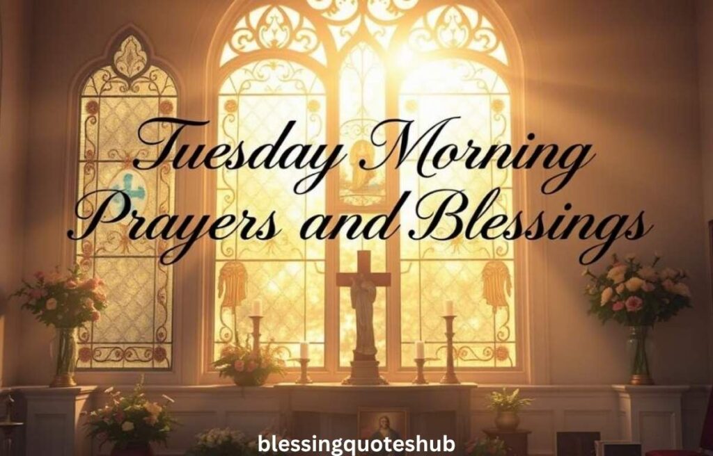 Tuesday Morning Prayer Blessings and Strength