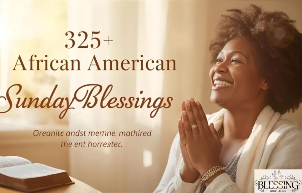 Why African American Sunday Blessings Matter