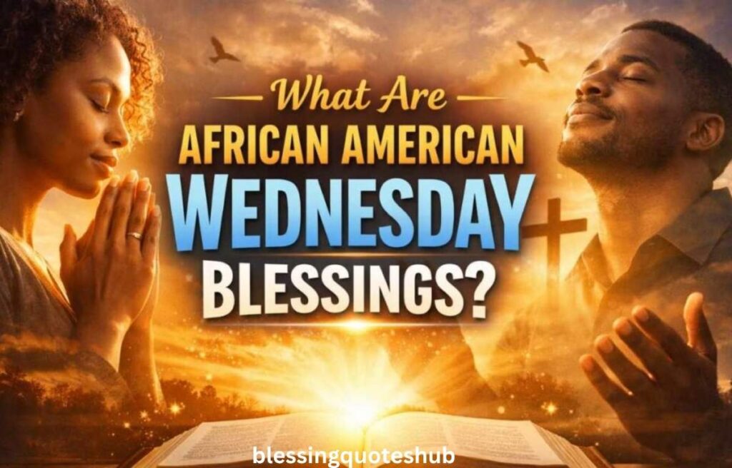 Why African American Wednesday Blessings Matter