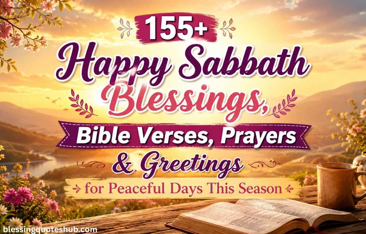 155+ Happy Sabbath Blessings, Bible Verses, Prayers & Greetings for Peaceful Days
