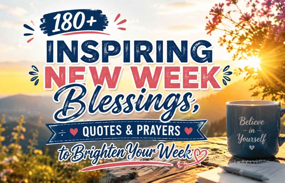180+ Inspiring New Week Blessings, Quotes & Prayers to Brighten Your Week
