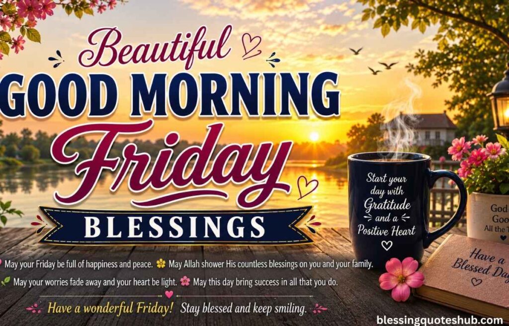 Beautiful Good Morning Friday Blessings