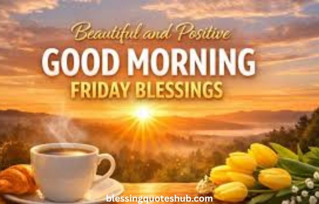 Beautiful Good Morning Friday Blessings
