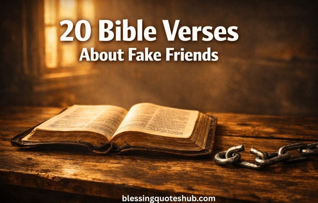 Bible Verses About Toxic People and Fake Friends