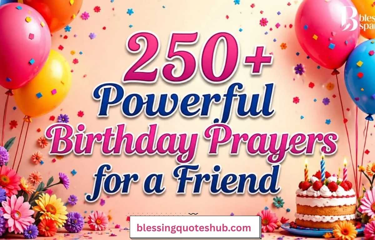 Birthday Prayers for a Friend