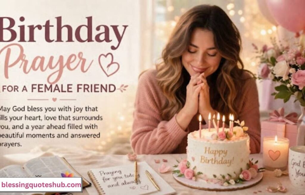 Birthday Prayers for Female Friend