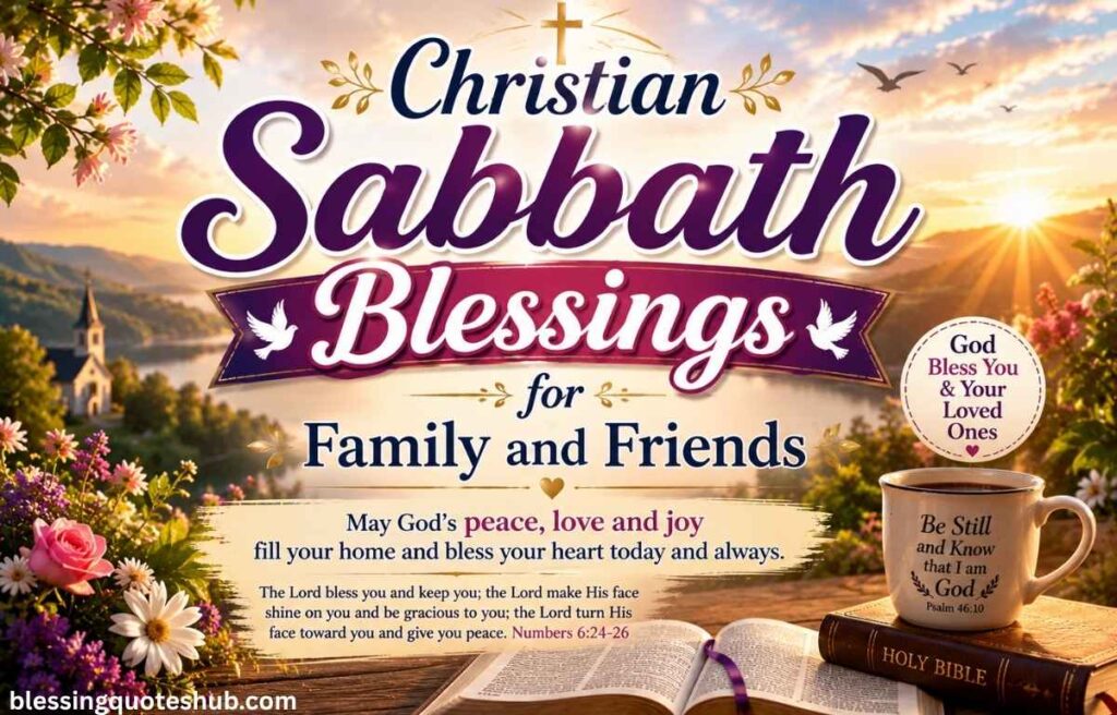 Christian Sabbath Blessings for Family and Friends