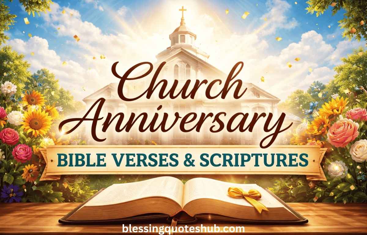 Church Anniversary Bible Verses