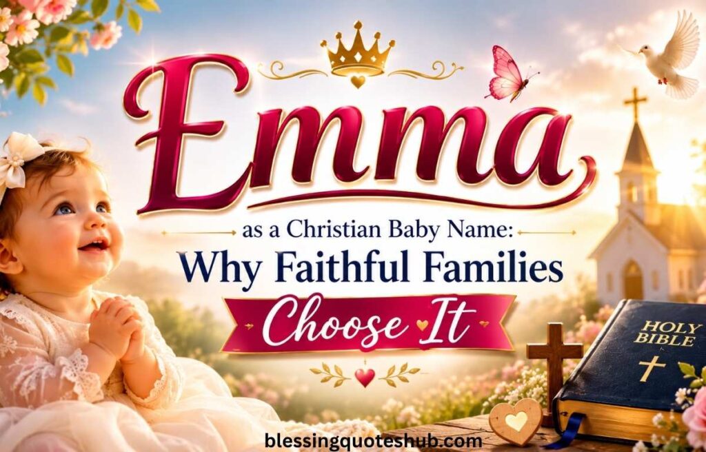 Emma as a Christian Baby Name: Why Faithful Families Choose It