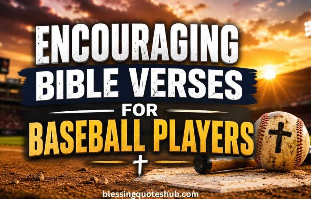 Encouraging Bible Verses for Baseball Players