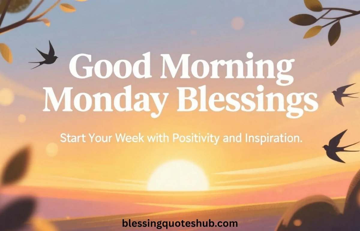 Good Morning Monday Blessings