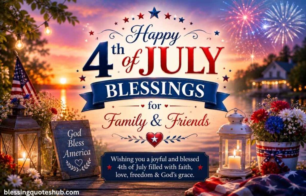 Happy 4th of July Blessings for Family & Friends