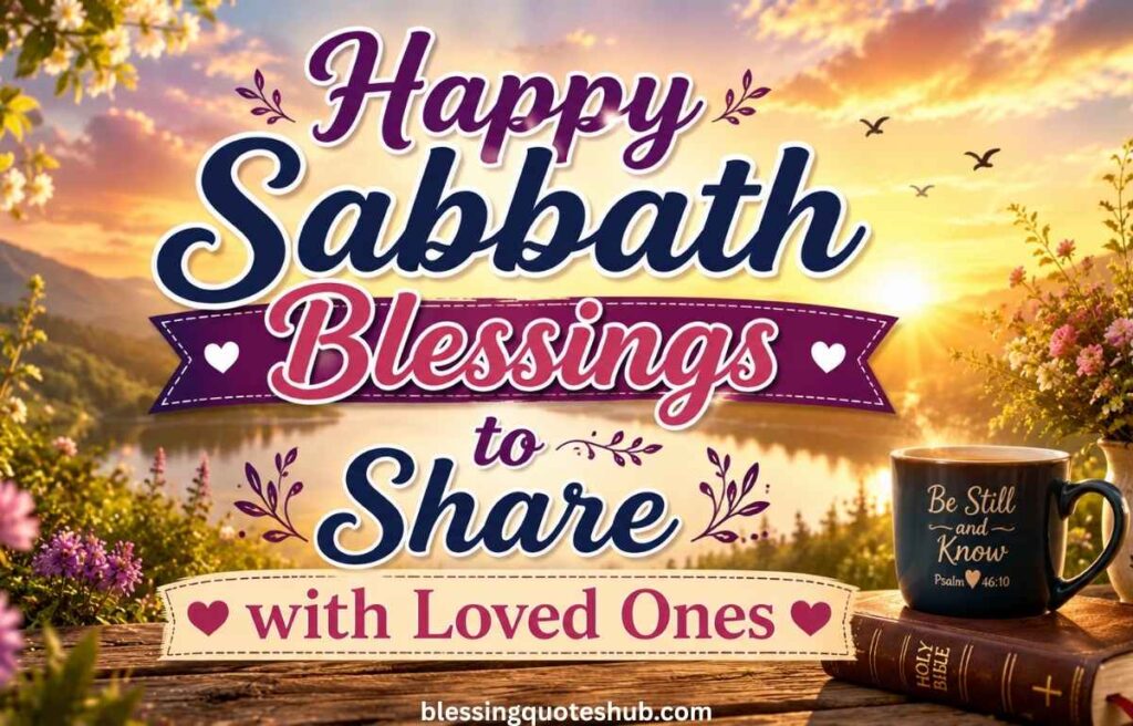 Happy Sabbath Blessings to Share with Loved Ones