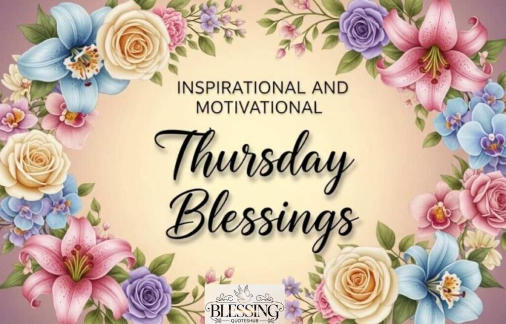 Inspirational and Motivational Thursday Blessings