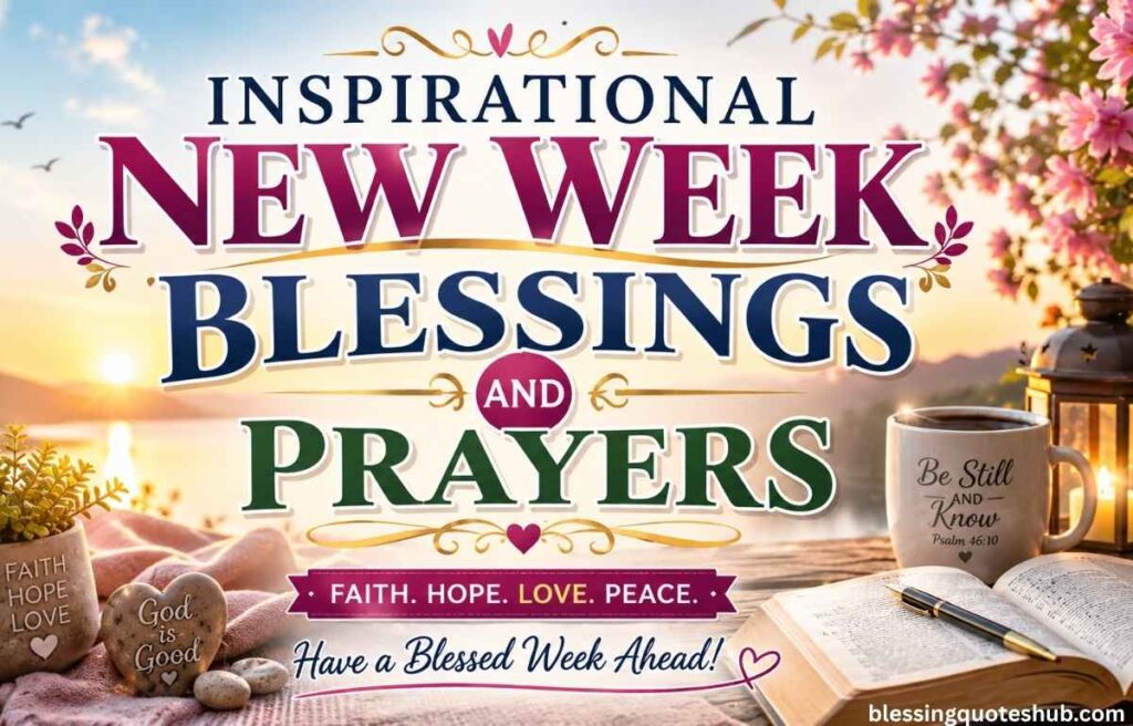 Inspirational New Week Blessings and Prayers
