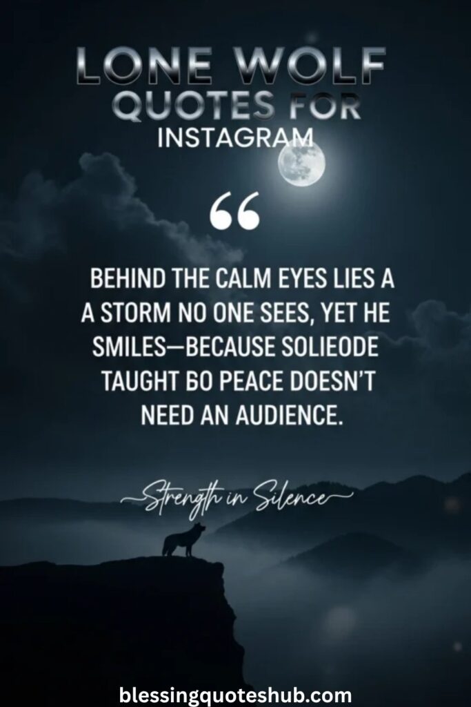 Lone Wolf Quotes for Instagram