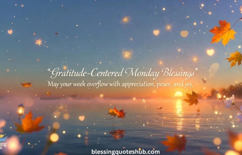 Monday Gratitude Blessings