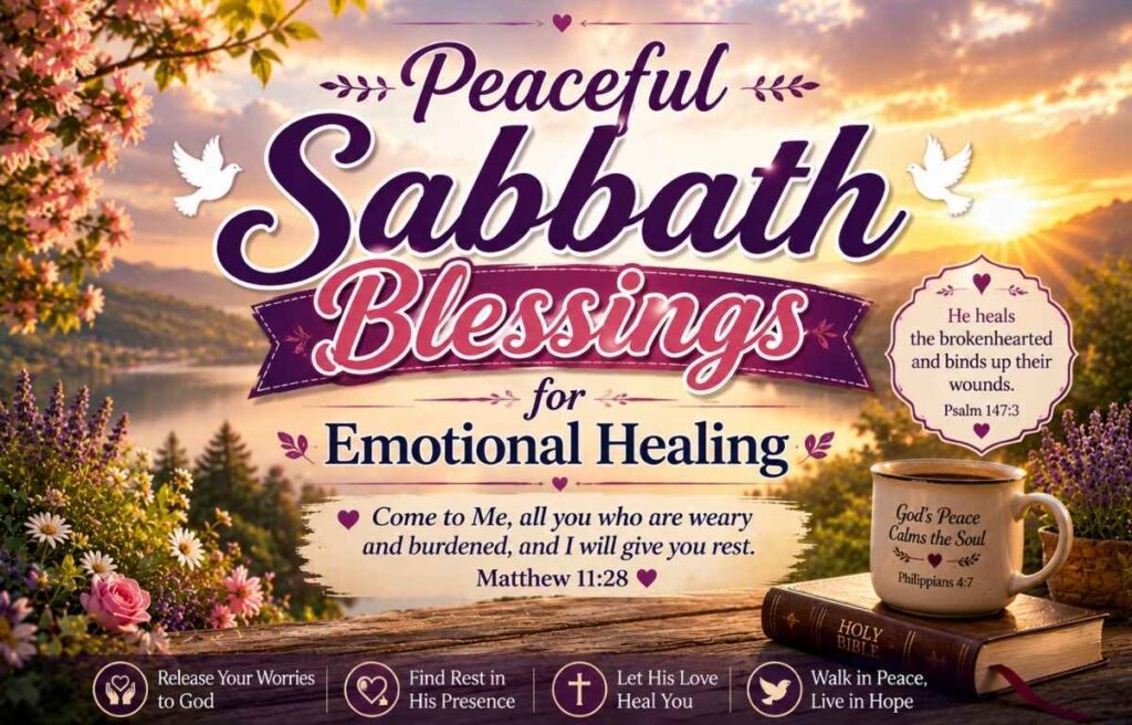 Peaceful Sabbath Blessings for Emotional Healing