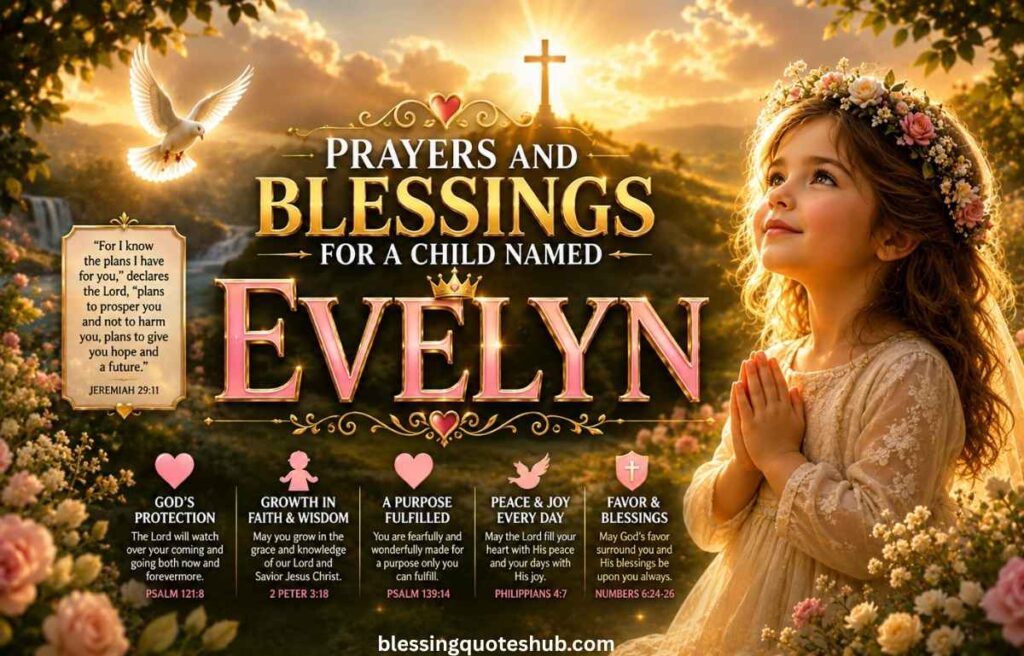 Prayers and Blessings for a Child Named Evelyn