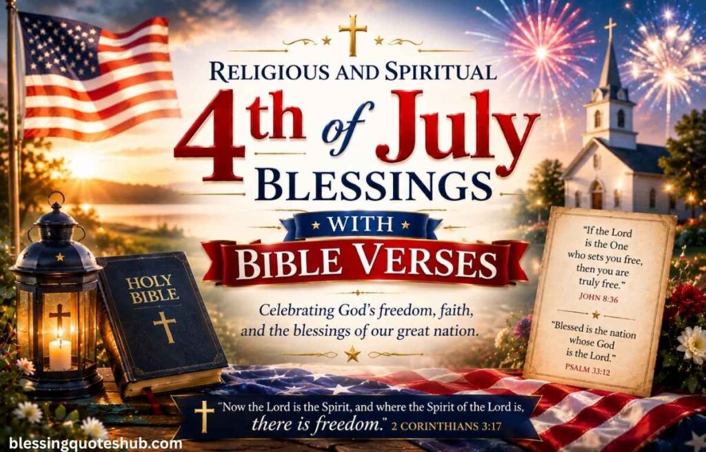 Religious and Spiritual 4th of July Blessings With Bible Verses