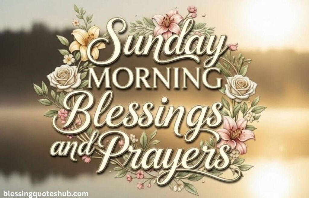 Sunday Morning Blessings and Prayers