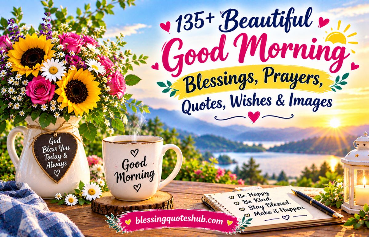 135+ Beautiful Good Morning Blessings, Prayers, Quotes, Wishes & Images