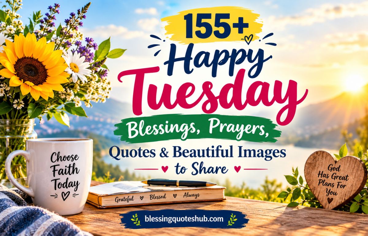 155+ Happy Tuesday Blessings, Prayers, Quotes & Beautiful Images to Share