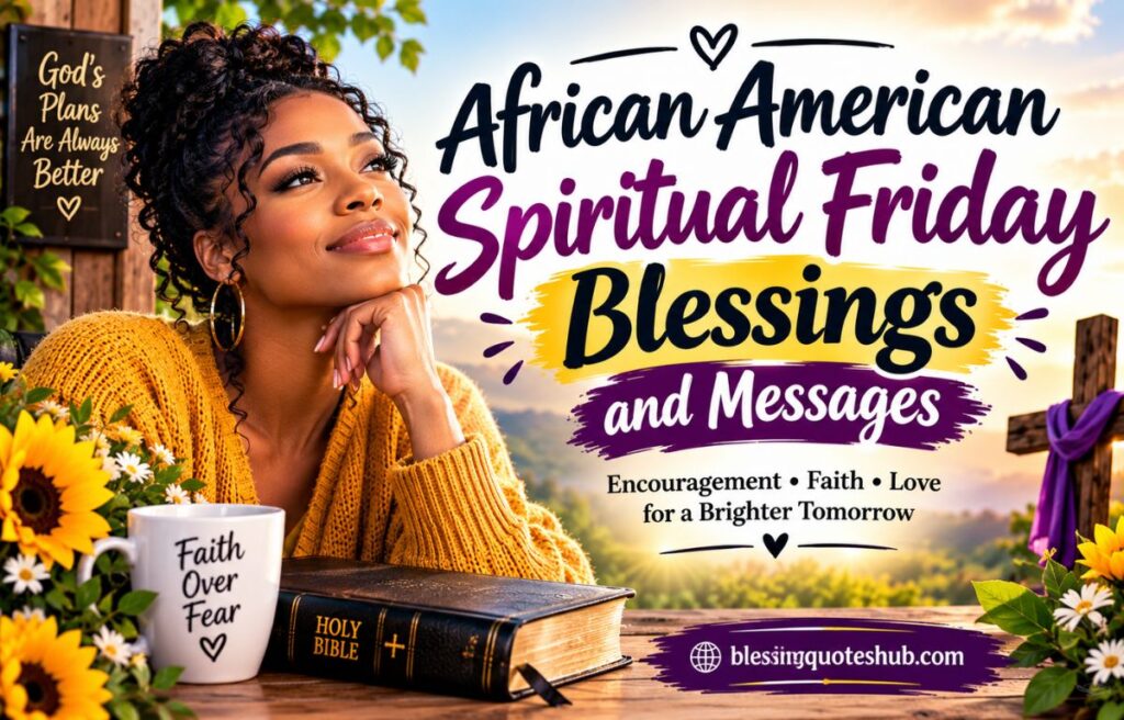African American Spiritual Friday Blessings and Messages