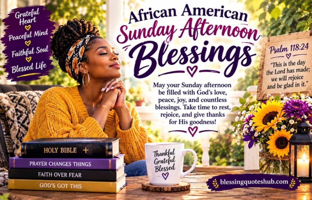 African American Sunday Afternoon Blessings