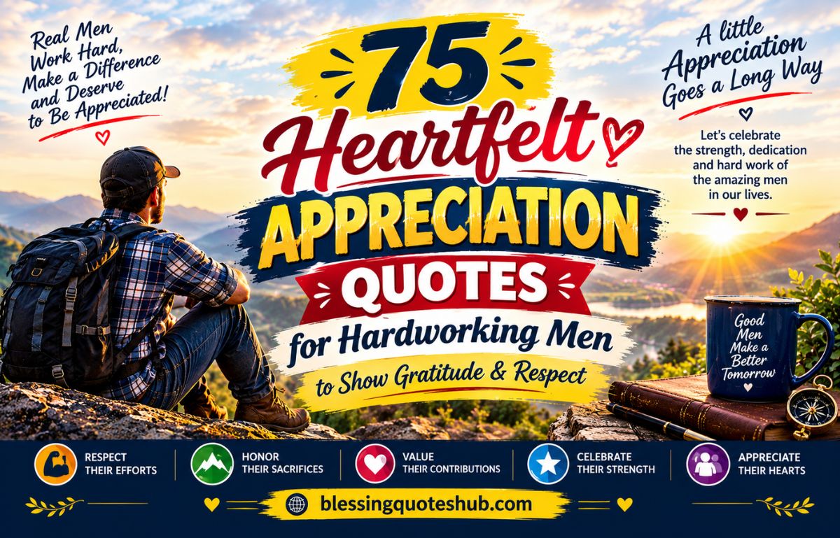 Appreciation Quotes for Hardworking Men to Show Gratitude & Respect